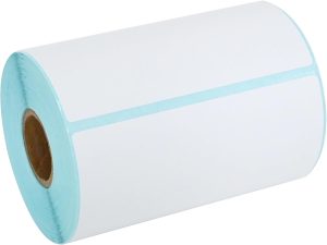 150 PCS 4″x6″ Thermal Shipping Labels, White Perforated & Strong Adhesive Direct Thermal Labels (1 Roll), for Postage, Mailing & Shipping