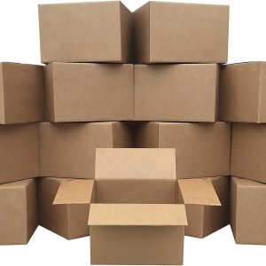Moving Boxes Bundles Medium Boxes 18" x 14" x 12" - Medium Boxes (Pack of 15)