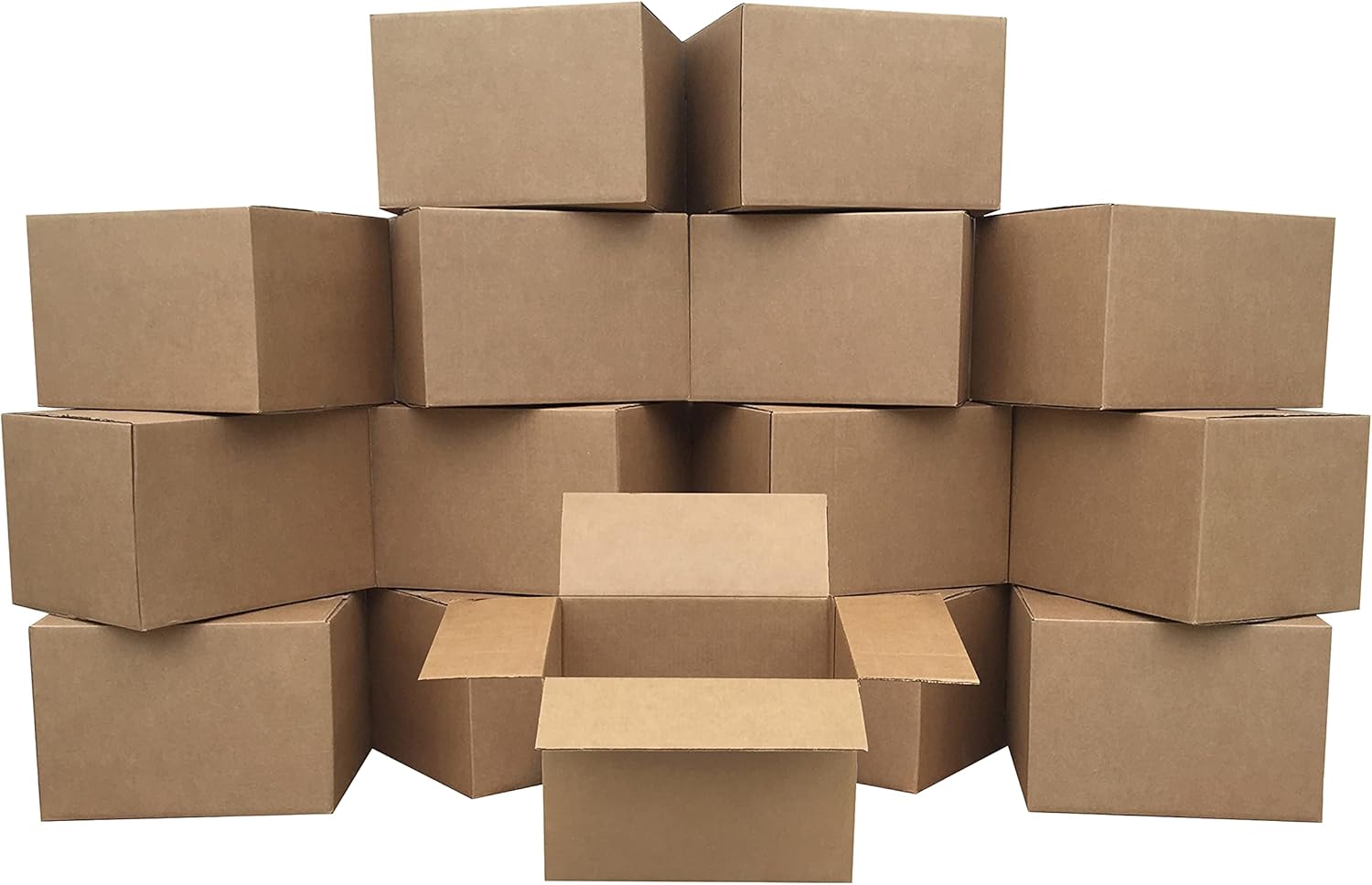 Moving Boxes Bundles Medium Boxes 18" x 14" x 12" - Medium Boxes (Pack of 15)