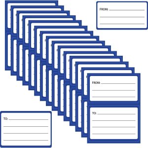 Mailing Labels for Packages 60 Pcs to from Return Address Labels for Envelopes 4.5x3.5Inch Blank Self Adhesive Shipping Label Handwriting to/from Mail Label Stickers Address Tags