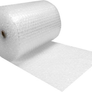 Bubble Cushioning 24" wide Wrap x 100' Long Medium Bubbles 5/16",Clear,